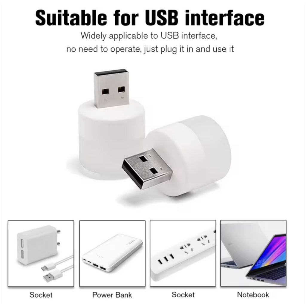 Mini Lampe LED USB Portable – ( Pack de 6 à 4900 et Pack de 12 à 7500 )
