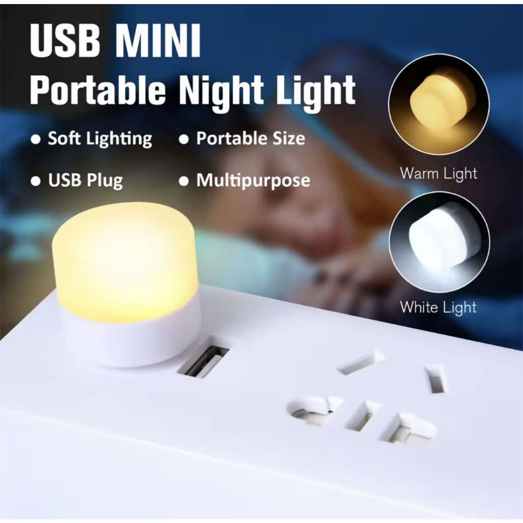 Mini Lampe LED USB Portable – ( Pack de 6 à 4900 et Pack de 12 à 7500 )